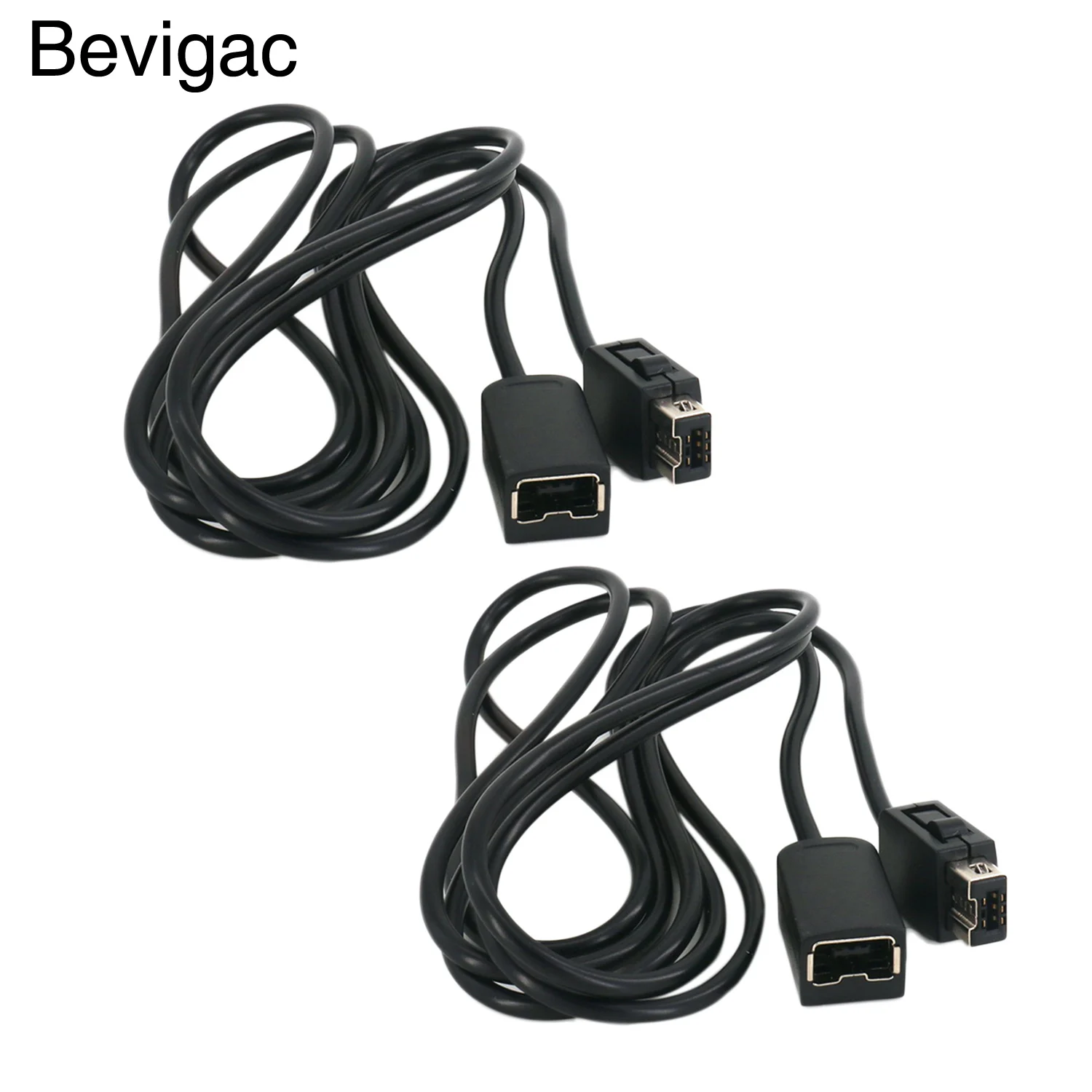 Bevigac 2pcs Controller Extension Cable Wire Cord for Nintendo Super