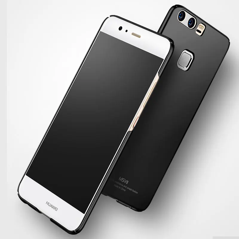 Оригинальный MSVII Coque для huawei P9 случае Роскошные матовое Твердый переплет Пластик