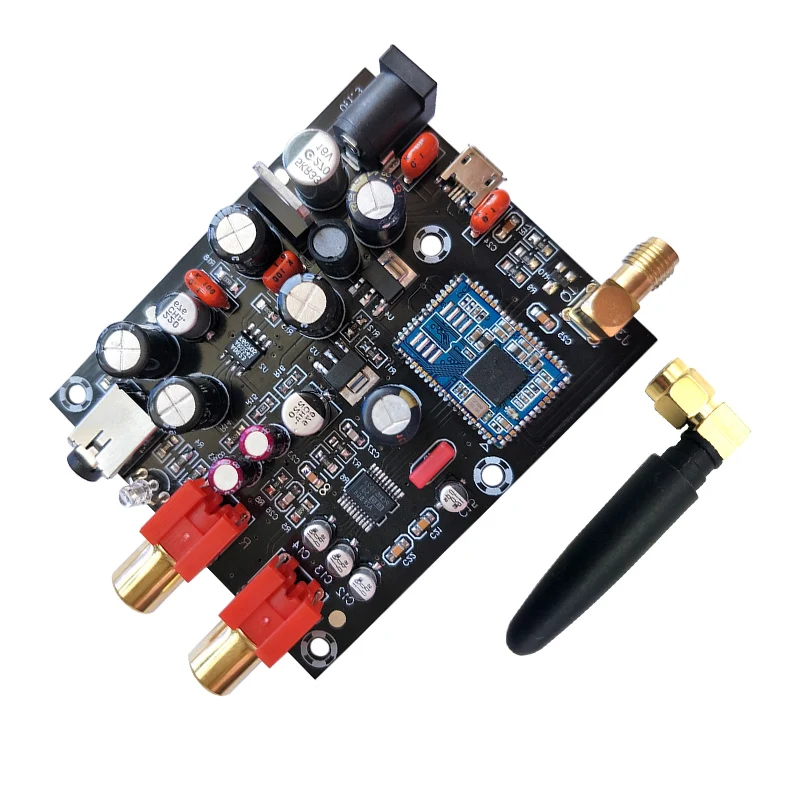 CSR8675 Bluetooth 5.0Receiver Board PCM5102A I2S DAC Decoder Board APTX HD Wireless Audio Module Support 24BIT With Antenna