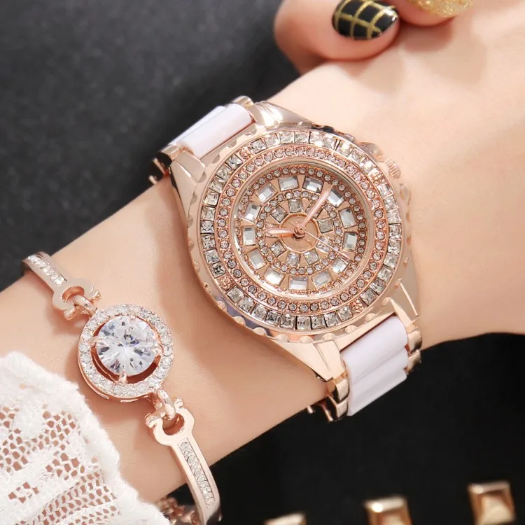 Новые горячие GEDI модные керамические часы для женщин Топ люксовый бренд женские кварцевые часы 2 шт. Часы Relogio Feminino Hodinky