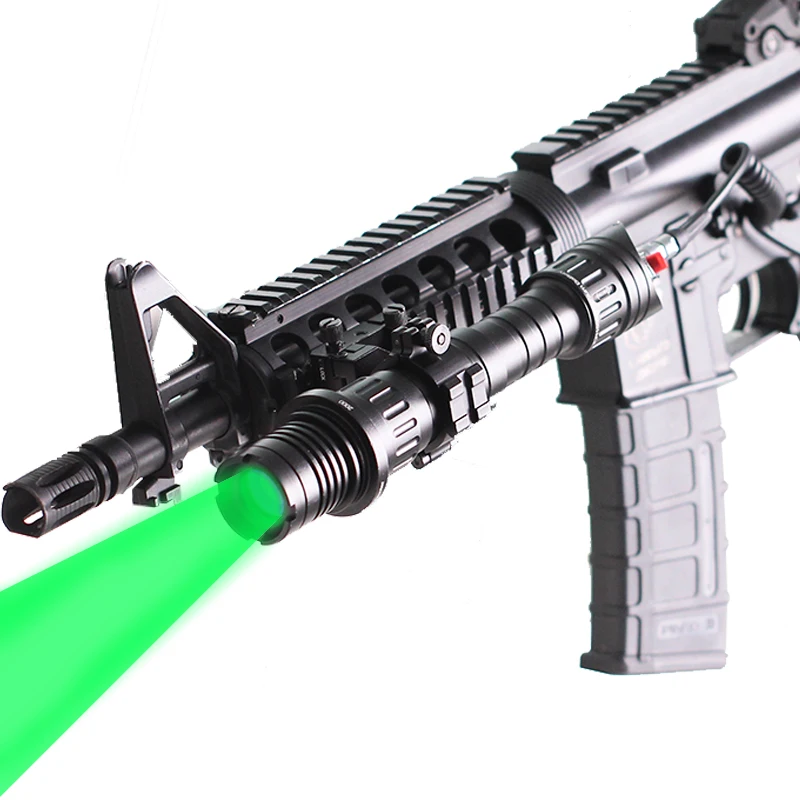 Drop shipping Laserspeed Handheld adjustable 50mw green laser designator flashlight for rifle and outdoor hunting |