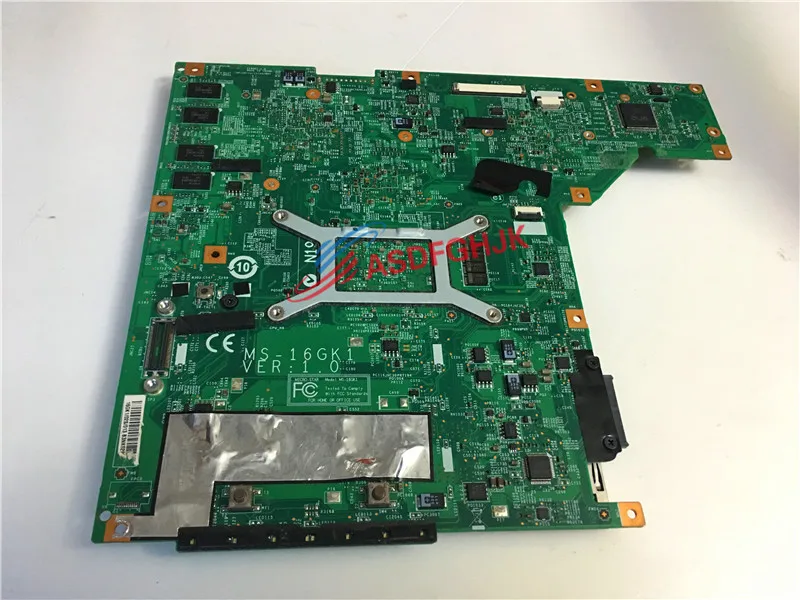 discount  GENUINE for MSI FX610MX LAPTOP MOTHERBOARD MS-16GK MS-16GK1 100% TESED OK