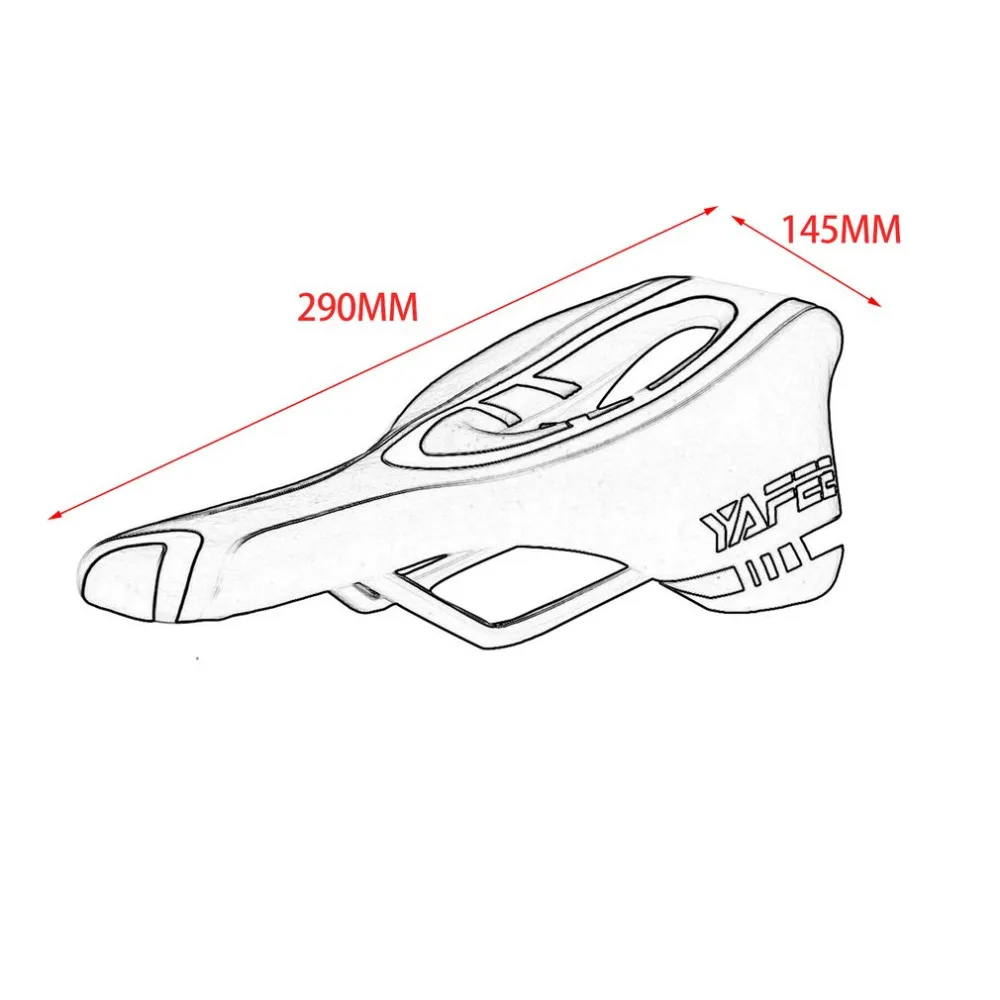 Yafee спортивные велосипедное седло дышащий Mtb сиденье для горных велосипедов Велоспорт сиденья коврики Подушка Запчасти для велосипедов