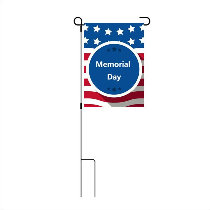 45cmx30cm Memorial Day Garden Banner Flag High Quality America Holiday