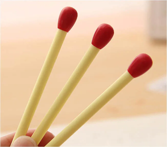 1-Piece-Korean-Stationery-Cute-Mini-matchstick-Pen-Advertising-Creative-Bent-School-Office-Ballpoint-Pens (2)