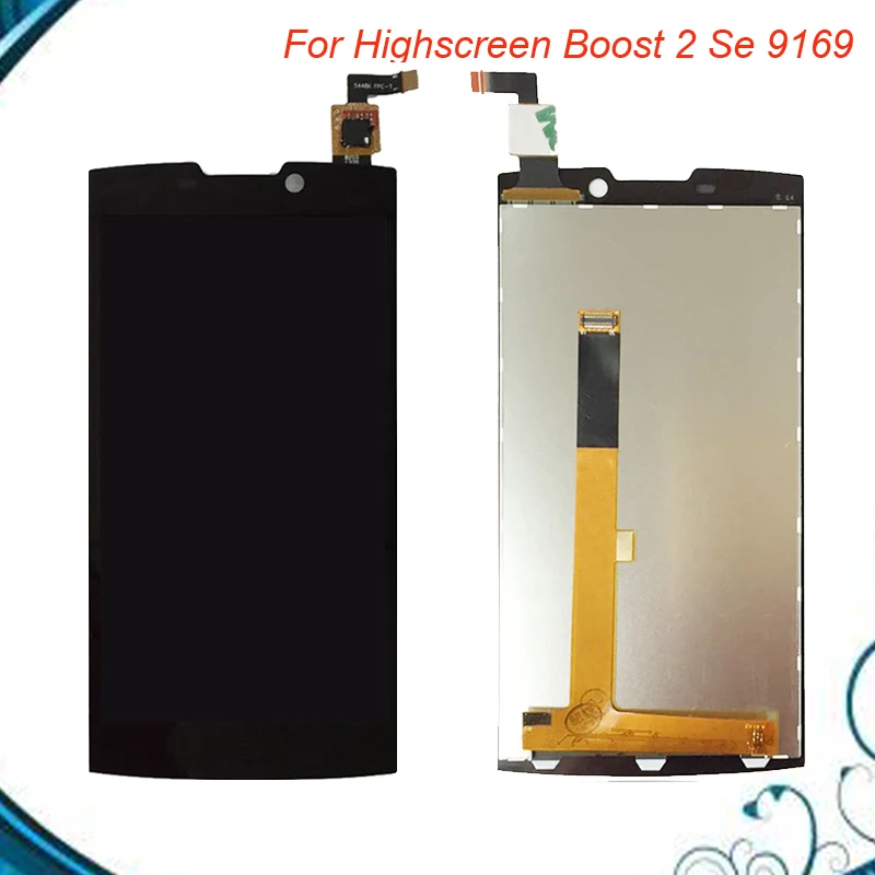 

100% Tested OK For Highscreen Boost 2 se boost II se 9169 LCD Display + Touch Screen Digitizer Assembly Free Shipping IN Stock