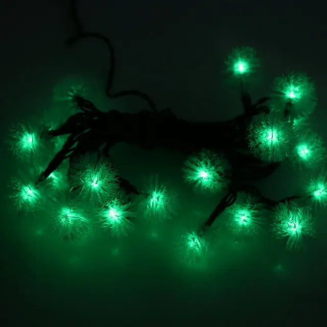 20 Leds Green Ball Led Solar Ed 3m String Lights For Patio 20 Leds Green Ball Led Solar Ed 3m String Lights For Patio Holiday Luminaria Xmas