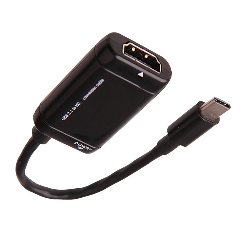 USB C в HD адаптер 4K 1080P Тип C 3,1 штекер в HD женский кабель адаптер конвертер телефон ПК планшет