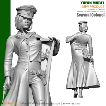 

1/35 Germany Sexy Female Officer Resin Soldier YFWW35-1813