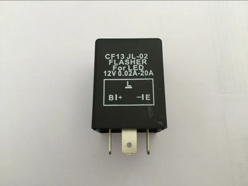 CF13 JL-02 3-Pin 12V 0.02A-20A дешевый электронный светодиодный указатель поворота реле Fix Flasher мигалка