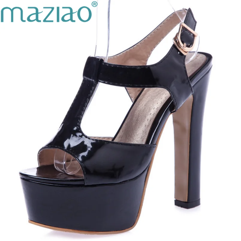 

MAZIAO Fashion Women Open Toe Height Platform Extreme High Heels Shoes Sexy Pumps Nightclub Evening Party High Heels Women Shoes