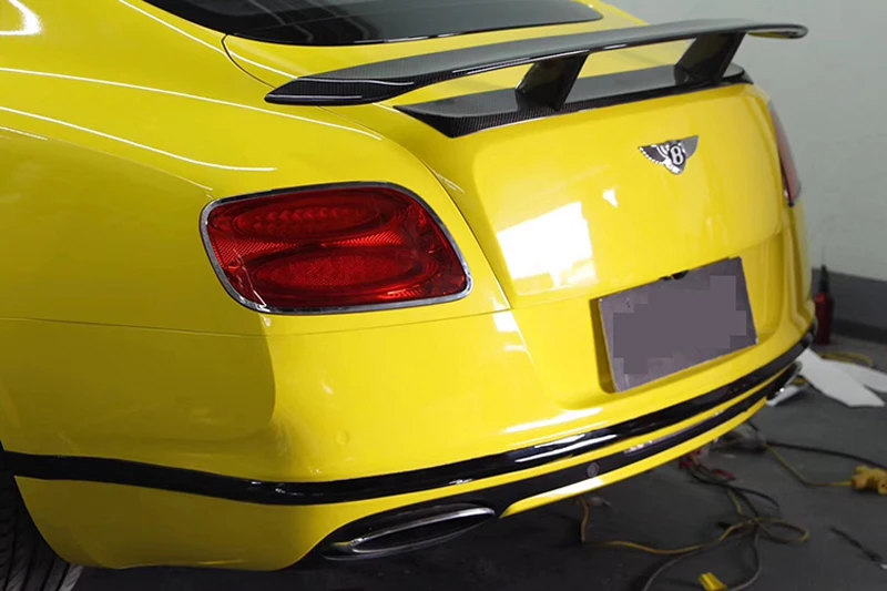 Для Bentley infinenta углеродное волокно заднее крыло багажника выступ Спойлеры Bootlid подходит для Coupe 2 двери V8 Supersports 2012