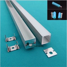 5-30 шт 40 дюймов 1 м светодиодный светильник для шкафа, светодиодный алюминиевый профиль 14,5*14,5 для 3528,5050, 5630 ленточный светильник, жесткая полоса