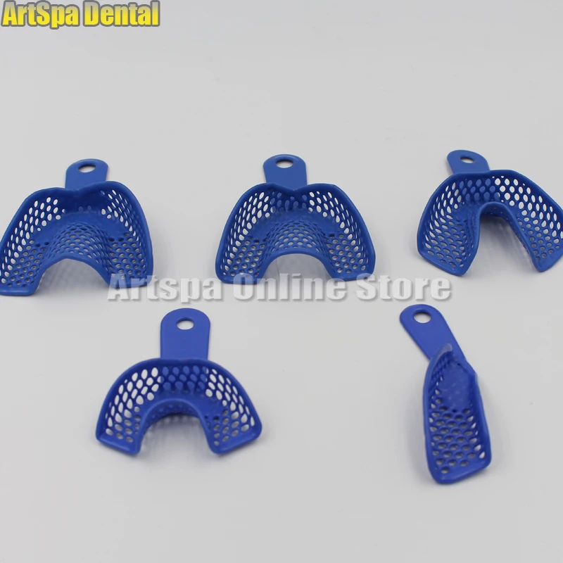 10 Pieces / lot Dental Materials Plastic Impression Traysin Teeth