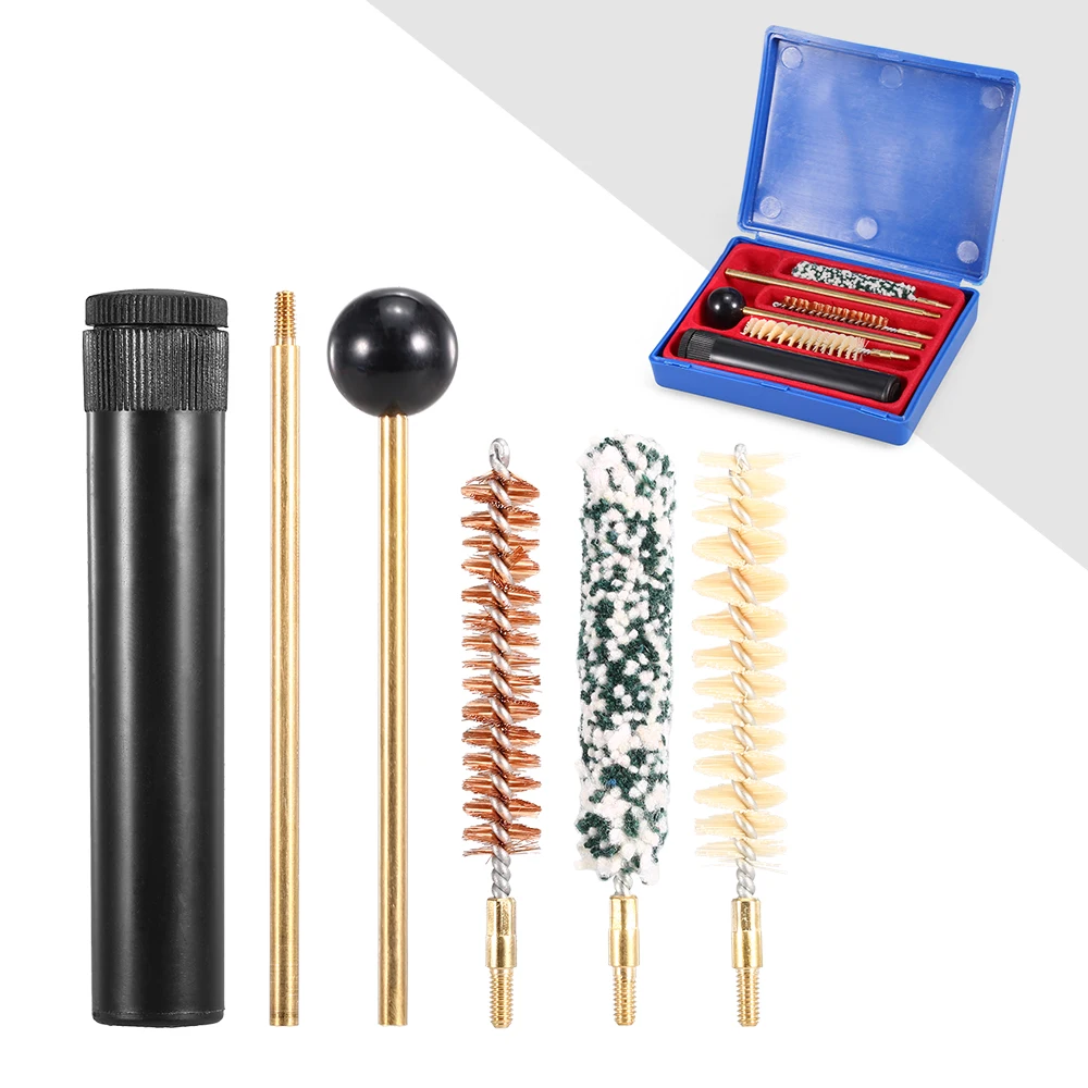 

6 PCs Professional Gun Cleaning Set Gun Brush Tool Universal Gun Cleaning Kit For Rifle Pistol Shotgun Hunting Accessories