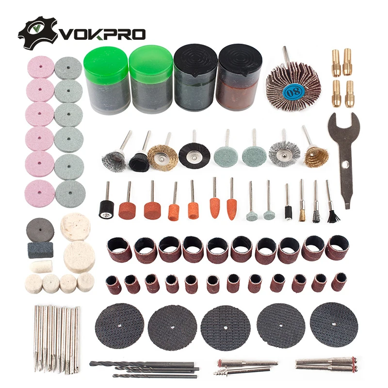 

161pcs Mini Drill Tool Accessories Set Multi Rotary Grinding Polishing Kits Use For Micro Drill Rotating Polishing