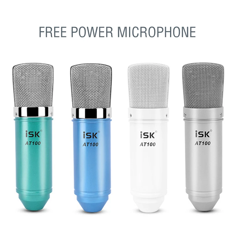 ISK AT100 Dynamic Condenser Wired Recording Microphone Sound Studio