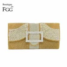 Бутик De FGG индийский ручной работы из бисера для женщин вечерний клатч кошелек Свадебная вечеринка коктейль формальный ужин алмаз сумка