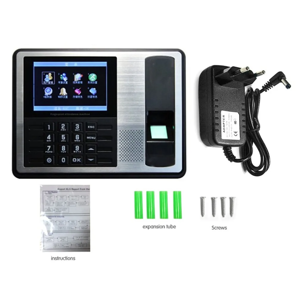 

A7 4.3-Inch TFT Color Screen Fingerprint Recorder Free-software Roll Machine Space-saving Employee Attendance Machine
