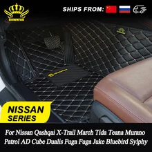 Специальный заказ коврики для машины nissan qashqai j10,nissan patrol y61,nissan teana j32,nissan note,nissan murano,nissan patrol,nissan x trail t31,nissan almera n16,nissan primera p12,nissan qashqai j11,nissan 200sx