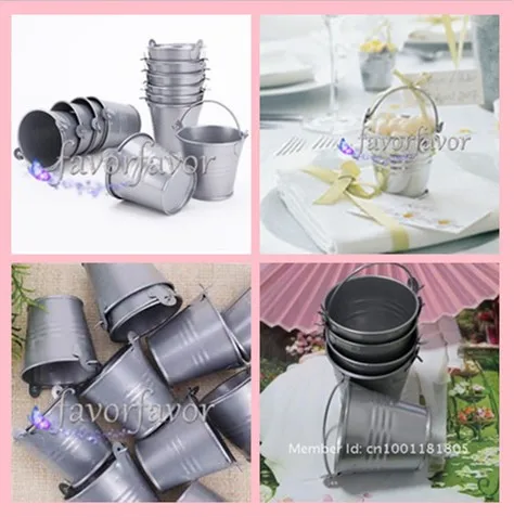 silver mini pails pic
