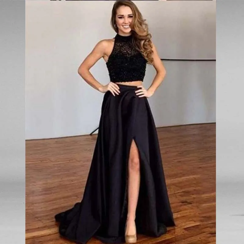 2 piece party dresses