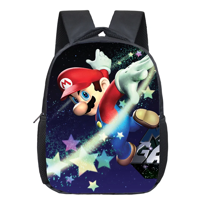 Мультфильм рюкзак Супер Марио милая сумка Детский сад рюкзак красивый популярный узор для мальчиков и девочек рюкзак - Цвет: 21