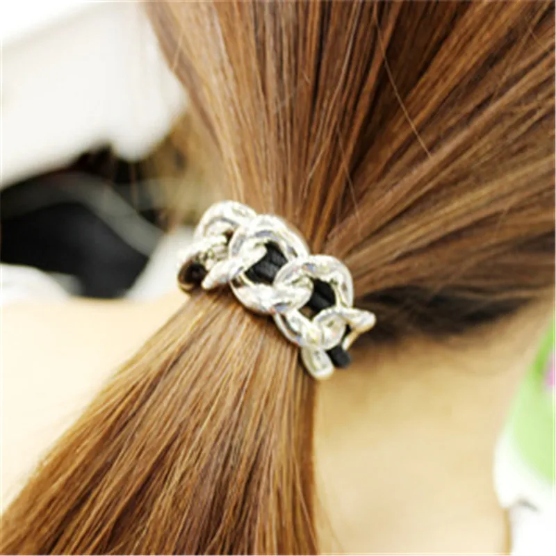 Popular Silver Ponytail Holders-Buy Cheap Silver Ponytail ...
