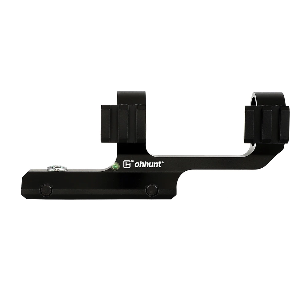 Ohhunt Tactical Scope Mount 24,5/30 мм офсетная двухнаправленная Пикатинни Вивер рельсовая база с боковой 20 мм рейкой и пузырьковым уровнем