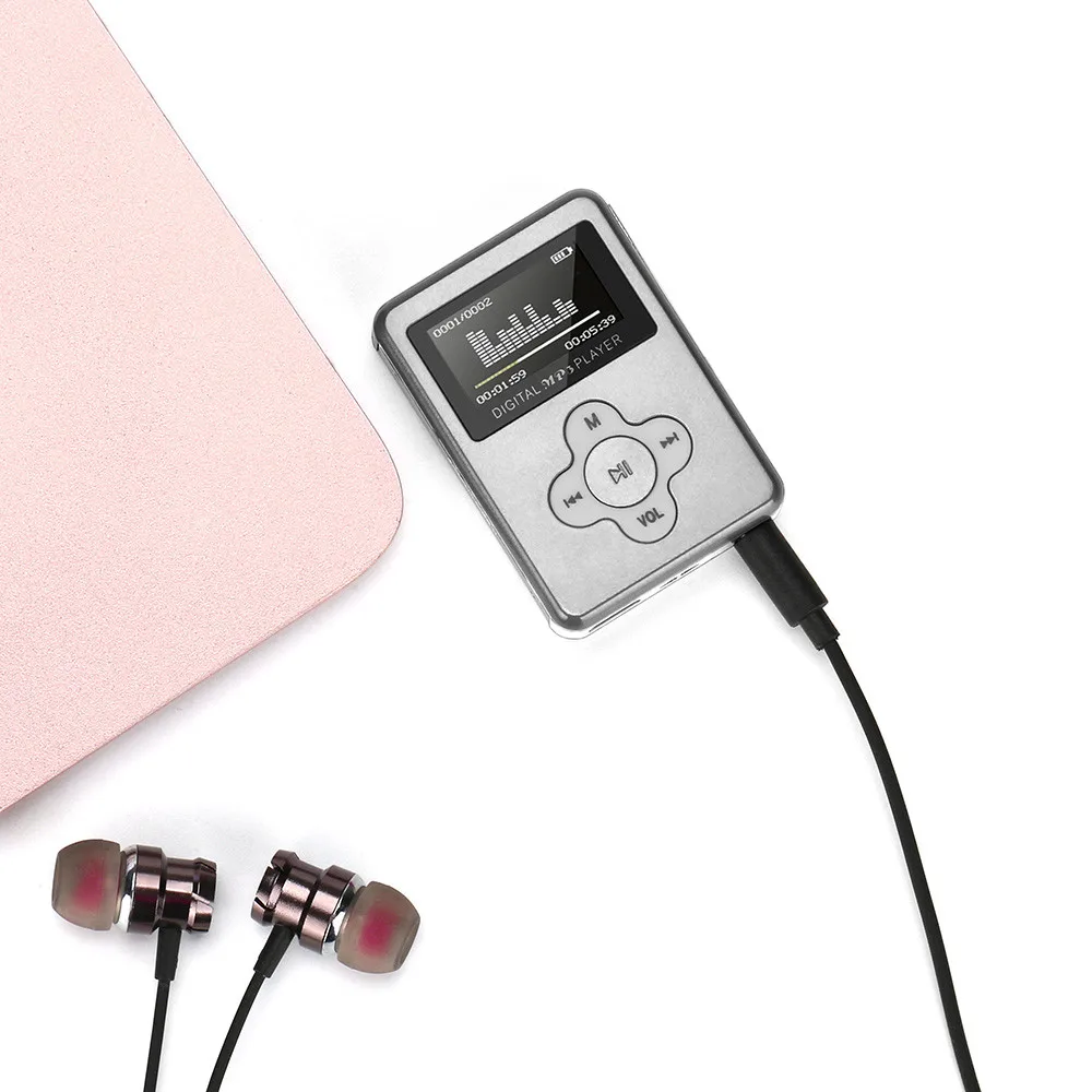 Новый 3 5 мм стерео разъем USB зарядка мини MP3 плеер Micro SD TF карта музыкальный ЖК