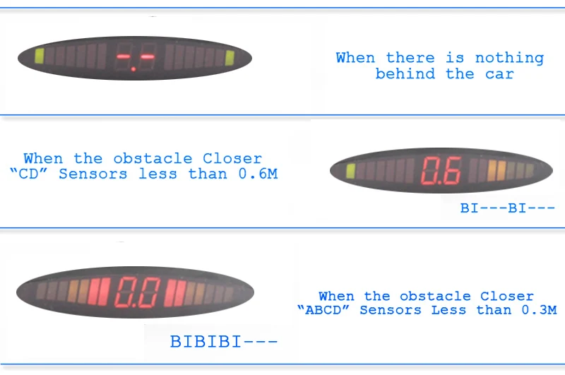 Koorinwo парктроник 4 зонда зуммер ЖК-монитор комплект автомобильных датчиков парковки обратный радар звуковой сигнал индикатор парковочная система