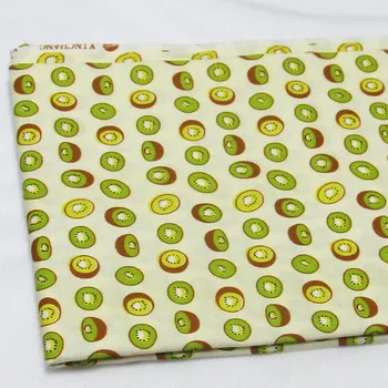 

Patchwork Cotton Fabric 50x160cm Kiwi fruit Printed Fabric for Sewing Curtain Baby's Doll Pet Cloth Bedding Tissue Tissu