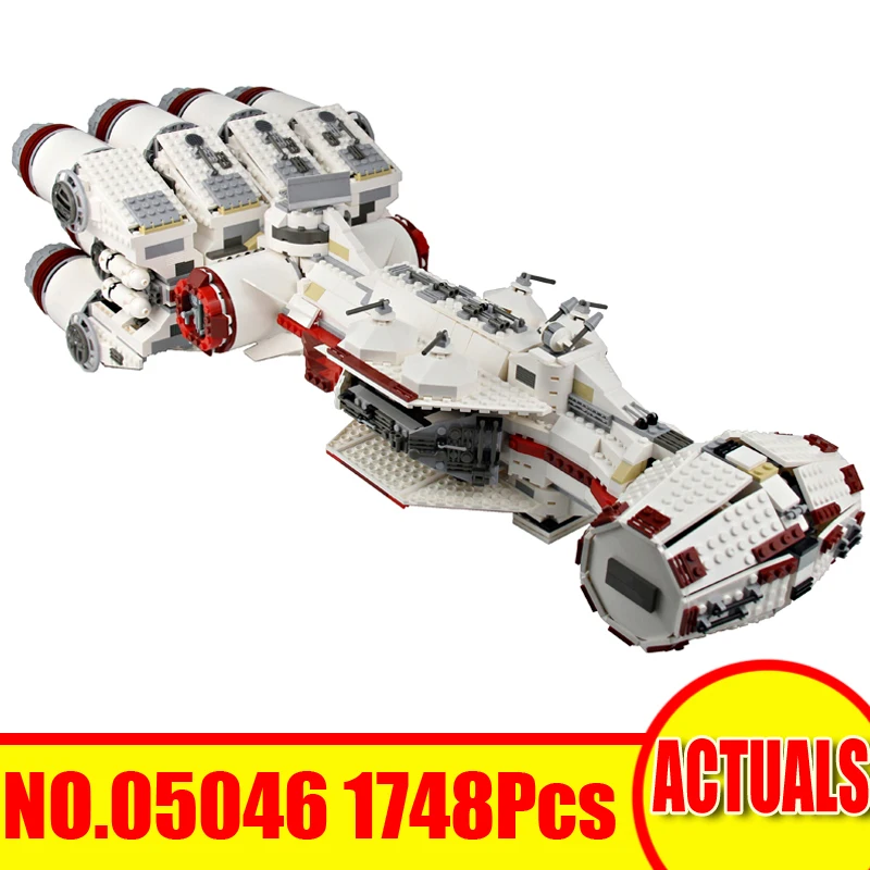 

Lepin 05046 1748Pcs Star Wars Tantive IV Rebel Blockade Runner LegoINGly 10019 Building Blocks Bricks Set Model Toy For Children
