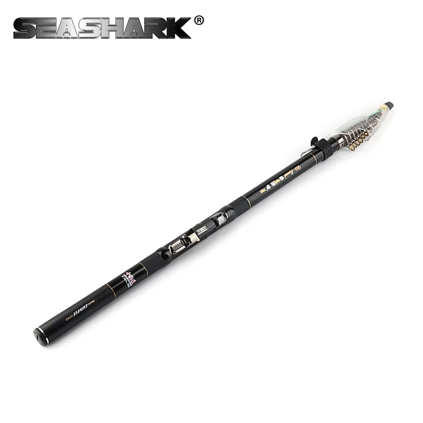 

SEASHARK TOP 3.6M 4.5M 5.4M 3.0M 6.3M Spinning Fishing Rod H Power Telescopic Rock Fishing Rod Surf Spinning Rod Lure