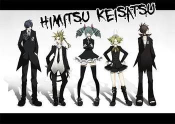 

Vocaloid 2 Cosplay Outfit Kaito Costume From Himitsu Keisatsu Song japanese Anime H008