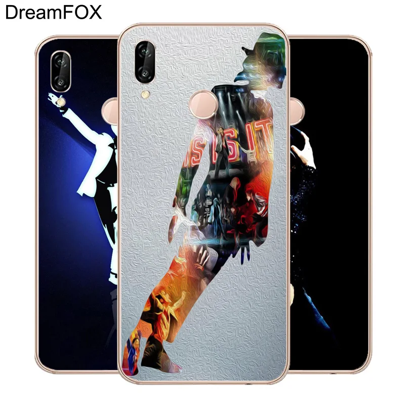 DREAMFOX M260 Michael Jackson Soft TPU Silicone Case Cover For Huawei Honor 6A 6C 6X 7C 7X 8 Lite Pro |