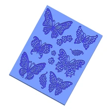 Butterflies Silicone Lace Mat Pad