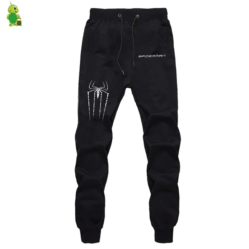 Spiderman Pants Men Joggers Streeatwear Casual Pants Luminous Pants Men Sportswear Pants Fitness Sweatpants Long Trousers