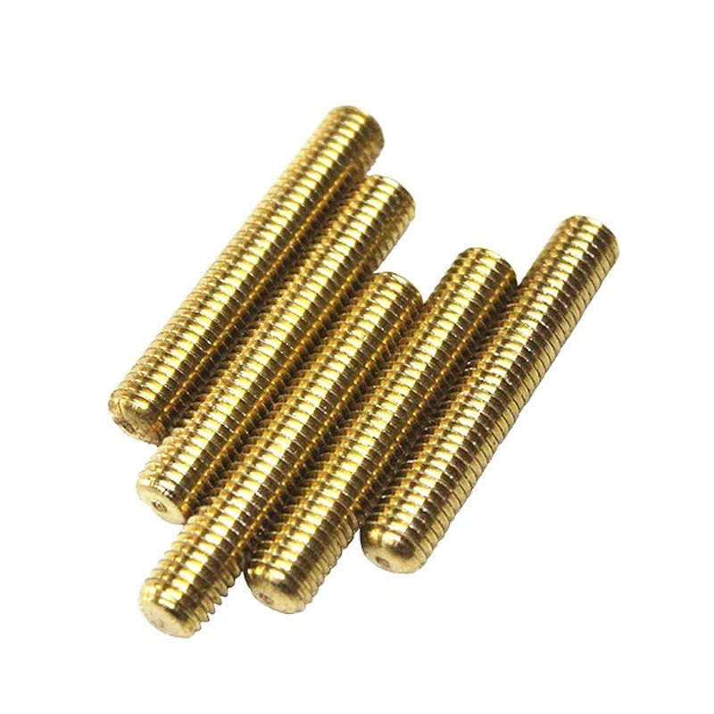 

M2 M2.5 M3 M4 M5 M6 M8 M10 M12 M14 M16 M18 M20 Long 200mm to 500mm Solid brass bar studs threaded rod