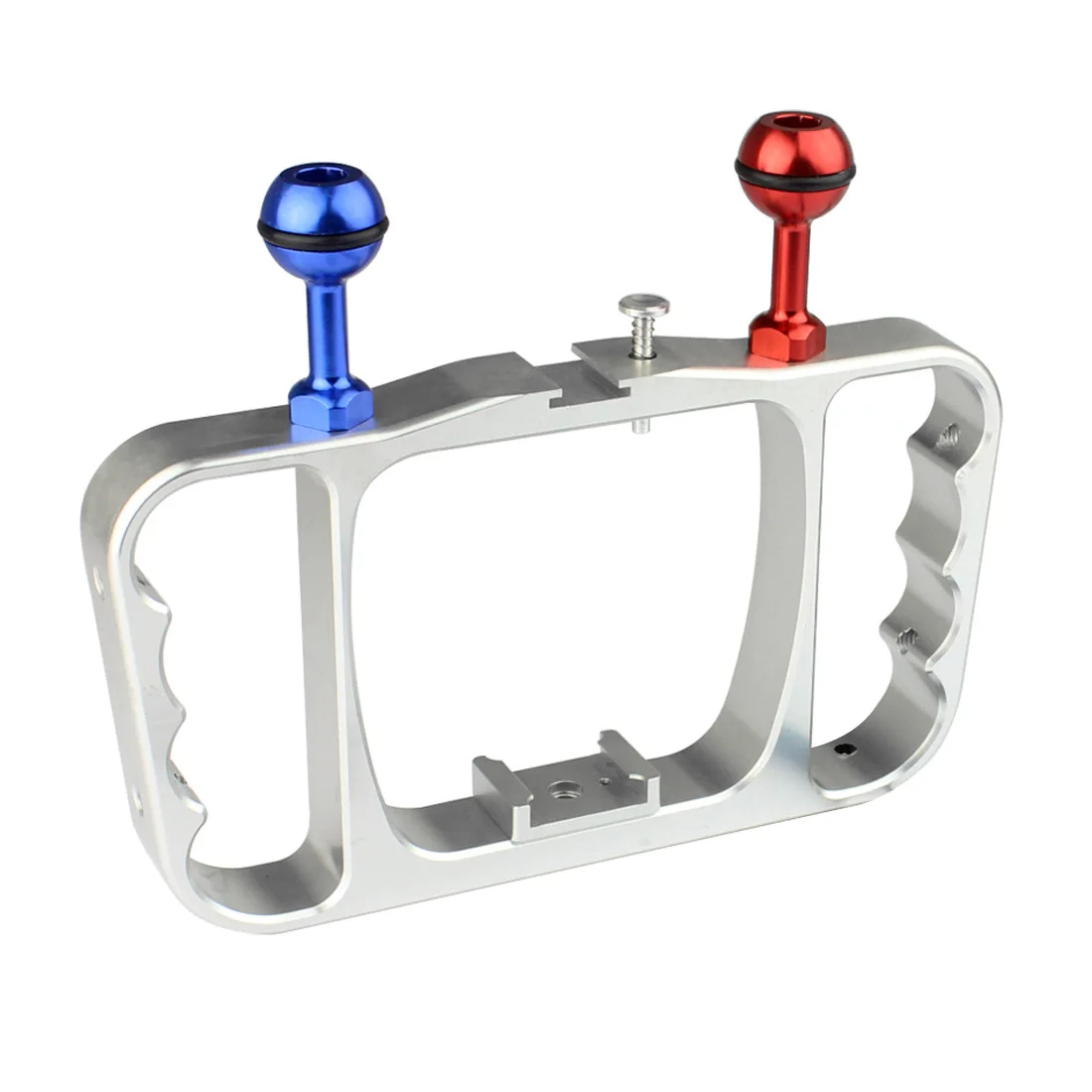 Preise Dual Arm Scuba Tauchen Dive Halterung Taschenlampe Tablett Stabilisator Halterung für Gopro Action Kamera Smartphone Ersatzteile