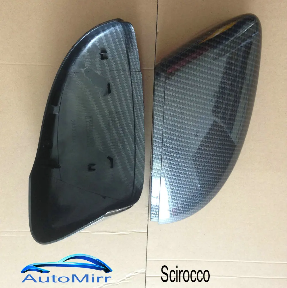 Replacement Car Side Mirror Caps for Volkswagen Scirocco MK3 Passat CC