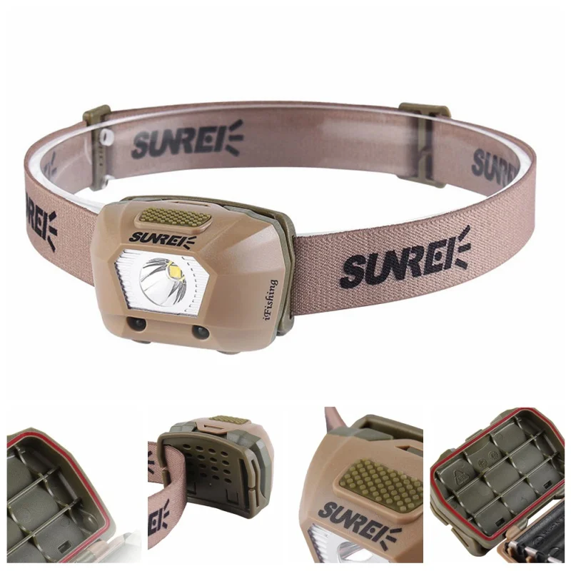 

Mini LED Headlamp Body Motion Sensor Headlight Camping Flashlight Head Light Torch Lamp Hiking Running Fishing Headlamps