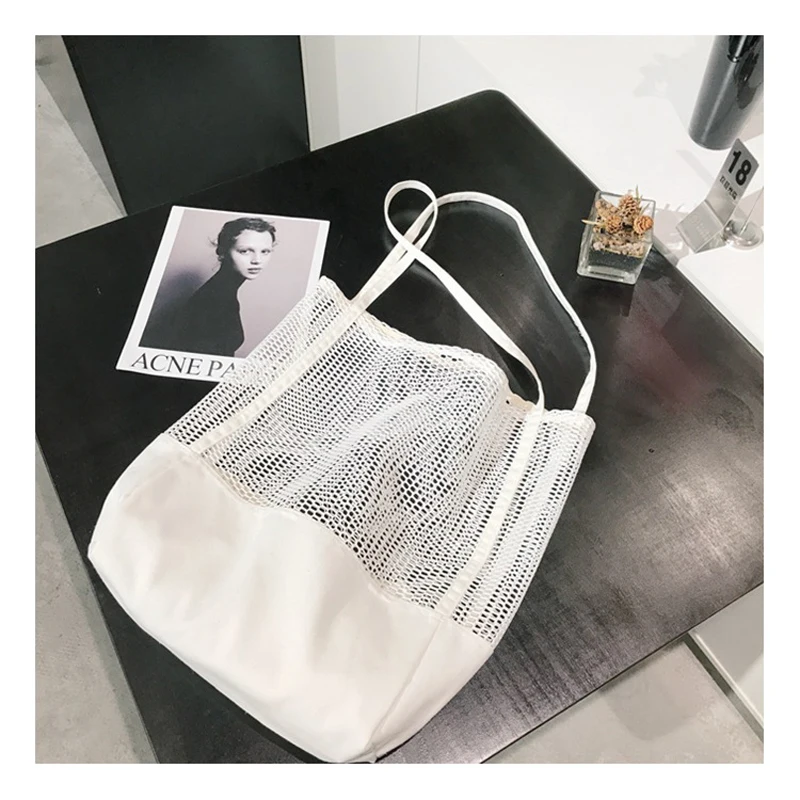 

YIFANGZHE Beach bags ,Fashion girls women shoulder bags for shopping,travel , school, Durable Cotton shopping bags