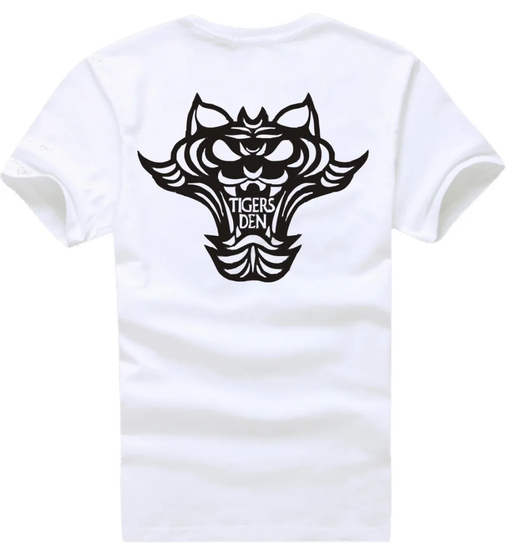 النمر w المصارعة العالمية الاحتكار t-shirt الأزياء الرسوم المتحركة الهزلي تأثيري