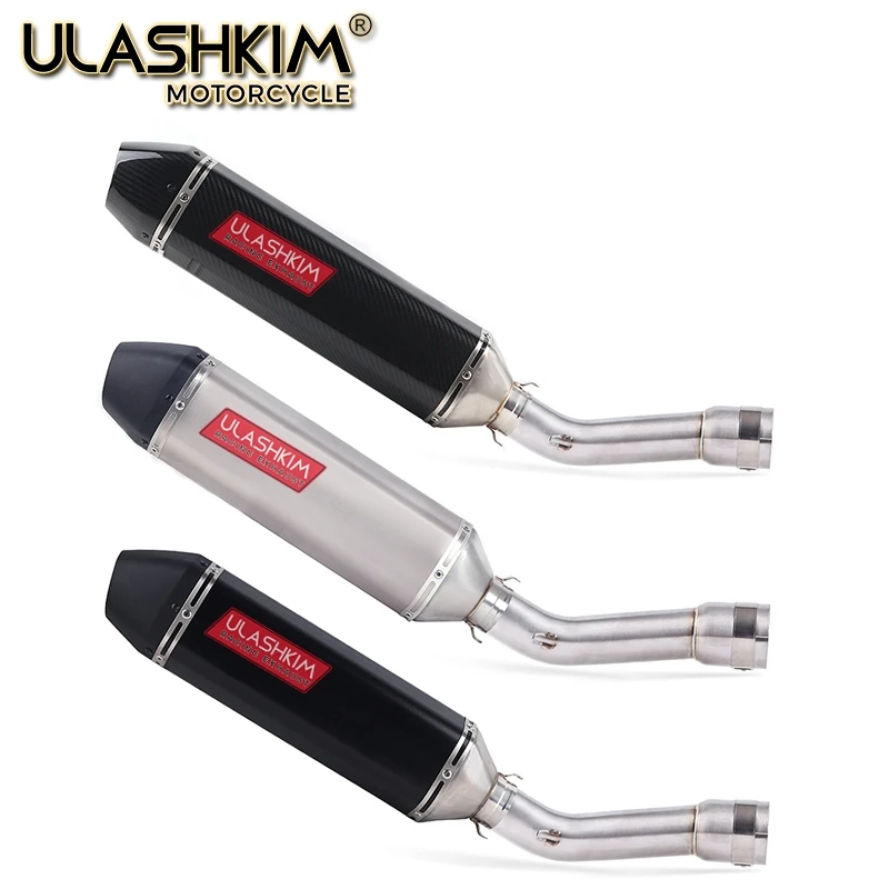 

Motorcycle Full System Exhaust Escape Muffler Middle Connect Link Pipe Slip On For YAMAHA FZ1 FZ1N FZ1000 2005 to 2016 DB-KILLER
