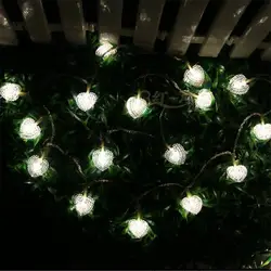 Сердце любовь 5 м 28LED свет шнура 220 В питание для День Святого Валентина Рождество Свадебная вечеринка гирляндой Украшения в спальню