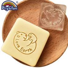 Полярный медведь мыло ручной работы форма для выпечки Love Earth Clear Diy органическое стекло набор для мыловарения акриловые Главы на заказ