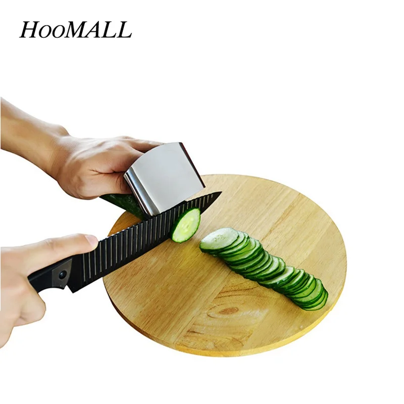 

Hoomall 1PC Finger Guard Protection Finger Chop Safe Slice Tools Stainless Steel Kitchen Hand Protector Knife Finger Protections