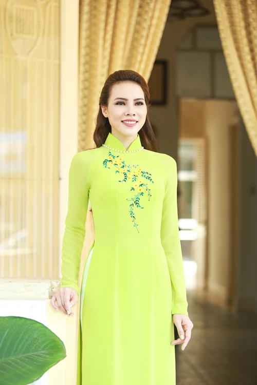 Женское платье Ципао aodai вьетнамское традиционное современная одежда для