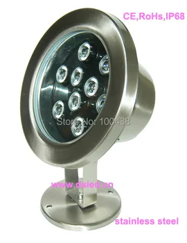 

IP68,9W LED underwater light,LED fountain light,DS-10-6-9W,12V DC,good quality 2-Year warranty,Stainless steel SL304